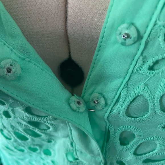 Lilly Pulitzer Green Lace Swim Coverup/dress - Picture 2 of 8